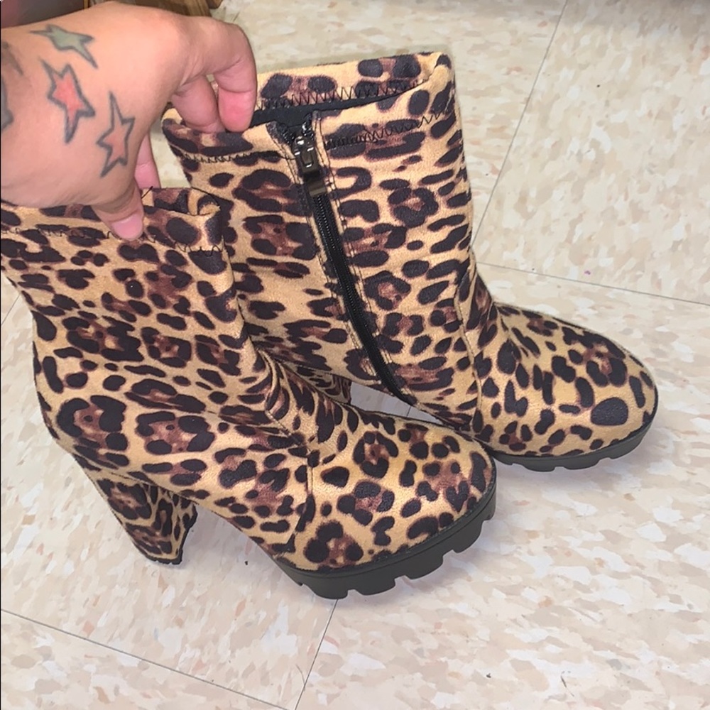 Cheetah print heels